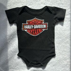 Harley Davidson Onesie - 3-6 Mo